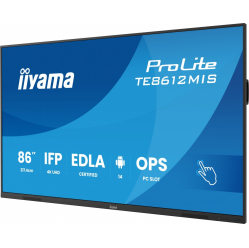 IIYAMA 86 cali TE8612MIS-B4AG 40pkt IPS 4K 24/7 7H ANDROID 14 RK3576 8/128GB EDLA Essential 