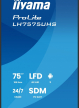 IIYAMA 75 cali LH7575UHS-B2AG 24/7 IPS ANDROID.11 4K WiFi iiSignage2 FailOver EShare 24/7 full daisy chain 