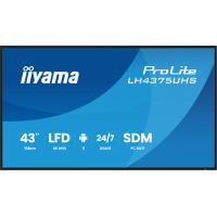 IIYAMA 43 cale LH4375UHS-B2AG 24/7 IPS ANDROID.11 4K WiFi iiSignage2 FailOver EShare 24/7 full daisy chain 
