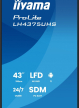 IIYAMA 43 cale LH4375UHS-B2AG 24/7 IPS ANDROID.11 4K WiFi iiSignage2 FailOver EShare 24/7 full daisy chain 