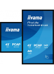 IIYAMA 43 cale T4329AS-B1AG VA 4K HDMIx2 USB-C RJ45 2x10W WiFi Android 14 Signal FailOver Whiteboard iiSignage (CMS) iiControl (DMS) iiS