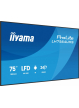 IIYAMA 75 cali LH7564UHS-B1AG 24/7 VA ANDROID14 4K 500cd 5000:1 2xHDMI USB-C RJ45 RS-232c IR 2x10W 2xUSB UCHWYT ŚCIENNY iiSignage2 WiFi Fa