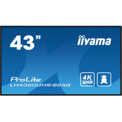 IIYAMA 43 LH4360UHS-B2A 24/7 500cd 4K VA Wifi 6.5ms 3xHDMI 2xUSBR J45 RS-232C