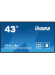 IIYAMA 43 LH4360UHS-B2A 24/7 500cd 4K VA Wifi 6.5ms 3xHDMI 2xUSBR J45 RS-232C