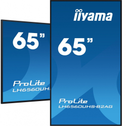 IIYAMA 65 cali LH6560UHS-B2A 24/7 500cd 4K VA Wifi 