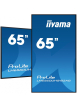 IIYAMA 65 cali LH6560UHS-B2A 24/7 500cd 4K VA Wifi 