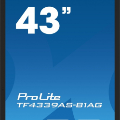 IIYAMA 43 cale TF4339AS-B1AG IPS 4K HDMIx2 DP RJ45 3xUSB 40pkt ANDROID 24/7 