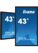IIYAMA 43 cale TF4339AS-B1AG IPS 4K HDMIx2 DP RJ45 3xUSB 40pkt ANDROID 24/7 