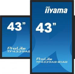 IIYAMA 43 cale TF4339AS-B1AG IPS 4K HDMIx2 DP RJ45 3xUSB 40pkt ANDROID 24/7 