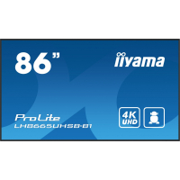 IIYAMA 86 cali LH8665UHSB-B1 24/7 IPS ANDROID 11 4K 800cd iiSignage2 SDM 2x HDMI DP 2x USB 2x 10W RJ45 WiFi 4/32GB PION/POZIOM 400x400