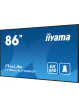 IIYAMA 86 cali LH8665UHSB-B1 24/7 IPS ANDROID 11 4K 800cd iiSignage2 SDM 2x HDMI DP 2x USB 2x 10W RJ45 WiFi 4/32GB PION/POZIOM 400x400