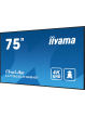 IIYAMA 75 cali LH7565UHSB-B1 24/7 IPS ANDROID 11 4K 800cd iiSignage2 SDM 2x HDMI DP 2x USB 2x 10W RJ45 WiFi 4/32GB PION/POZIOM 400x400(vesa)