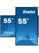 IIYAMA 55 cali LH5565UHSB-B1 24/7 IPS ANDROID 11 4K 800cd iiSignage2 SDM 2x HDMI DP 2x USB 2x 10W RJ45 WiFi 4/32GB PION/POZIOM 400x400(vesa)