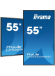 IIYAMA 55 cali LH5565UHSB-B1 24/7 IPS ANDROID 11 4K 800cd iiSignage2 SDM 2x HDMI DP 2x USB 2x 10W RJ45 WiFi 4/32GB PION/POZIOM 400x400(vesa)