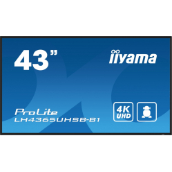 IIYAMA 43 cale LH4365UHSB-B1 24/7 IPS ANDROID 11 4K 800cd iiSignage2 SDM 2x HDMI DP 2x USB 2x 10W RJ45 WiFi 4/32GB PION/POZIOM 400x400(vesa)