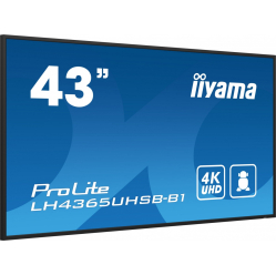 IIYAMA 43 cale LH4365UHSB-B1 24/7 IPS ANDROID 11 4K 800cd iiSignage2 SDM 2x HDMI DP 2x USB 2x 10W RJ45 WiFi 4/32GB PION/POZIOM 400x400(vesa)