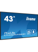 IIYAMA 43 cale LH4365UHSB-B1 24/7 IPS ANDROID 11 4K 800cd iiSignage2 SDM 2x HDMI DP 2x USB 2x 10W RJ45 WiFi 4/32GB PION/POZIOM 400x400(vesa)