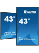 IIYAMA 43 cale LH4365UHSB-B1 24/7 IPS ANDROID 11 4K 800cd iiSignage2 SDM 2x HDMI DP 2x USB 2x 10W RJ45 WiFi 4/32GB PION/POZIOM 400x400(vesa)