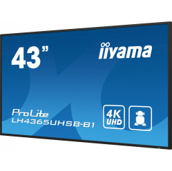 IIYAMA 43 cale LH4365UHSB-B1 24/7 IPS ANDROID 11 4K 800cd iiSignage2 SDM 2x HDMI DP 2x USB 2x 10W RJ45 WiFi 4/32GB PION/POZIOM 400x400(vesa)