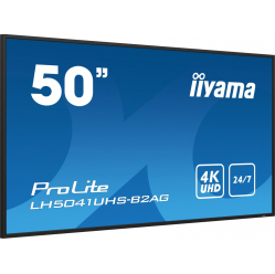 IIYAMA 50 cali LH5041UHS-B2 VA 4K 24/7 LAN USB HDMI 