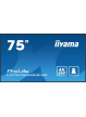 IIYAMA 75 cali LH7575UHS-B1AG 24/7 IPS ANDROID.11 4K 500cd/m2 WiFi 3xHDMI DP Daisy/Chain 2xUSB 2x10W RJ45 iiSignage2 FailOver SDM 4GB/32GB metal PIO