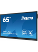 IIYAMA 65 cali ProLite TE6512MIS-B3AG 40pkt IPS 4K 24/7 7H WiFi VGA HDMI USB-c Bluetooth metal 8ms Vesa 2x16W