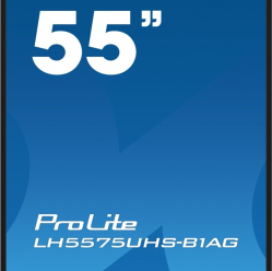 IIYAMA 54.6 cali ProLite LH5575UHS-B1AG 24/7 IPS ANDROID.11 4K 500cd/m2 WiFi 3xHDMI DP Daisy/Chain 2xUSB 2x10W RJ45 iiSignage2 FailOver SDM 4GB/32GB 
