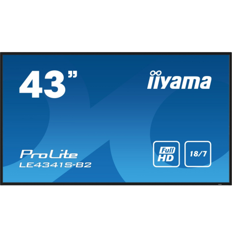 IIYAMA 42.5 cala ProLite LE4341S-B2 IPS FHD 18/7 LAN HDMI