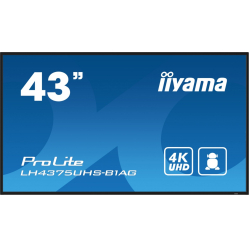 IIYAMA 42.5 cala ProLite LH4375UHS-B1AG 24/7 IPS ANDROID.11 4K 500cd/m2 WiFi 3xHDMI DP Daisy/Chain 2xUSB 2x10W RJ45 iiSignage2 FailOver SDM 4GB/32GB