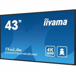 IIYAMA 42.5 cala ProLite LH4375UHS-B1AG 24/7 IPS ANDROID.11 4K 500cd/m2 WiFi 3xHDMI DP Daisy/Chain 2xUSB 2x10W RJ45 iiSignage2 FailOver SDM 4GB/32GB