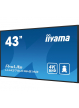 IIYAMA 42.5 cala ProLite LH4375UHS-B1AG 24/7 IPS ANDROID.11 4K 500cd/m2 WiFi 3xHDMI DP Daisy/Chain 2xUSB 2x10W RJ45 iiSignage2 FailOver SDM 4GB/32GB