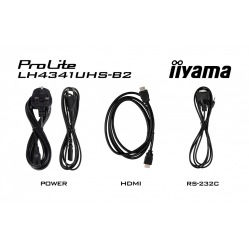 IIYAMA ProLite LH4341UHS-B2 42.5 cala 24/7 500cd 4K IPS 3xHDMI