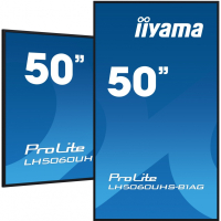 IIYAMA 49.5 cala LH5060UHS-B1AG matowy 24h/7 500(cd/m2) VA 3840 x 2160 UHD(4K) Android.11 Wifi CMS(iiSignage2)