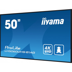 IIYAMA 49.5 cala LH5060UHS-B1AG matowy 24h/7 500(cd/m2) VA 3840 x 2160 UHD(4K) Android.11 Wifi CMS(iiSignage2)