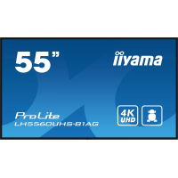 IIYAMA 55 cale LH5560UHS-B1AG matowy 24h/7 500(cd/m2) VA 3840 x 2160 UHD(4K) Android.11 Wifi CMS(iiSignage2)