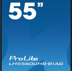 IIYAMA 55 cale LH5560UHS-B1AG matowy 24h/7 500(cd/m2) VA 3840 x 2160 UHD(4K) Android.11 Wifi CMS(iiSignage2)