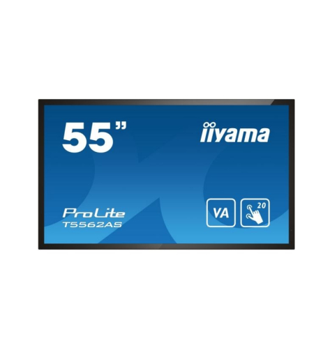 IIYAMA 55 cali T5562AS-B1 POJ.20PKT.24/7 VA 500cd ANDROID8.0