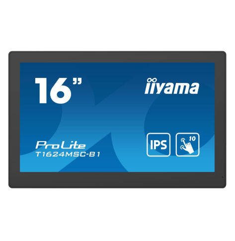 IIYAMA 15.6 cali T1624MSC-B1 IPS poj.10pkt.450cd 24/7 media player 6H