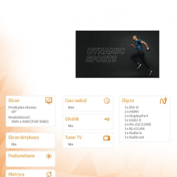 LG 49VL5PJ 49 cali FHD 24/7 500cd/m2 IPS 