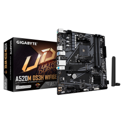 Płyta główna GIGABYTE A520M DS3H WF6E AM4 4xDDR4 4xSATA 1xM.2