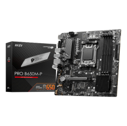Płyta główna MSI PRO B650M-P AMD B650 Supports AMD Ryzen 7000 Series Desktop Processors Socket AM5 Support HDMITM 2.1 1x DP 1x VGA