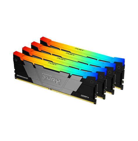 Pamięć KINGSTON 128GB 3600MHz DDR4 CL18 DIMM Kit of 4 FURY Renegade RGB