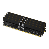 Pamięć KINGSTON 128GB 7200MHz DDR5 ECC Reg CL38 DIMM Kit of 4 1Rx8 FURY Renegade Pro Black