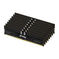 Pamięć KINGSTON 128GB 7600MHz DDR5 ECC Reg CL40 DIMM Kit of 8 FURY Renegade Pro Black