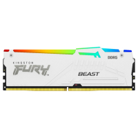 Pamięć KINGSTON 16GB 5200MHz DDR5 CL40 DIMM Kit of 2 FURY Beast White RGB