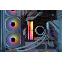 Pamięć KINGSTON 64GB 6400MHz DDR5 CL32 DIMM Kit of 2 FURY Renegade RGB White XMP