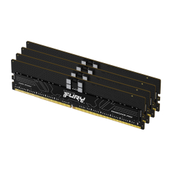 Pamięć KINGSTON 64GB 7600MHz DDR5 ECC Reg CL40 DIMM Kit of 4 FURY Renegade Pro Black