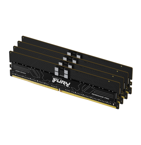 Pamięć KINGSTON 64GB 7600MHz DDR5 ECC Reg CL40 DIMM Kit of 4 FURY Renegade Pro Black