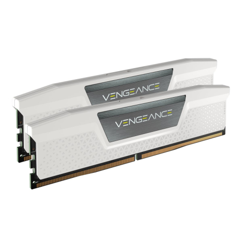 Pamięć CORSAIR VENGEANCE 32GB 2x16GB DDR5 6000MHz DIMM Unbuffered 36-44-44-96 Std PMIC XMP 3.0 White Heatspreader Black PCB 1.4V