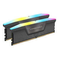Pamięć CORSAIR VENGEANCE RGB 64GB 2x32GB DDR5 5600MHz DIMM Unbuffered 40-40-40-77 Std PMIC XMP 3.0 Black Heatspreader Black PCB 1.25V